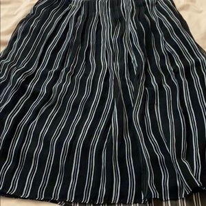 Black and white skirt